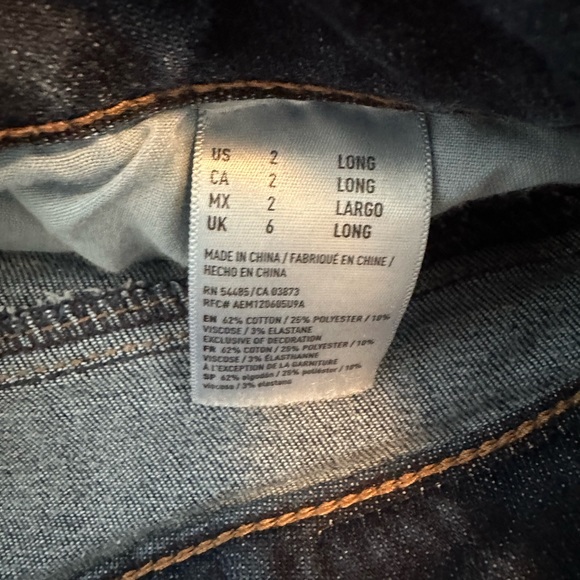 American Eagle super super stretch x hi rise jegging. - Picture 2 of 4